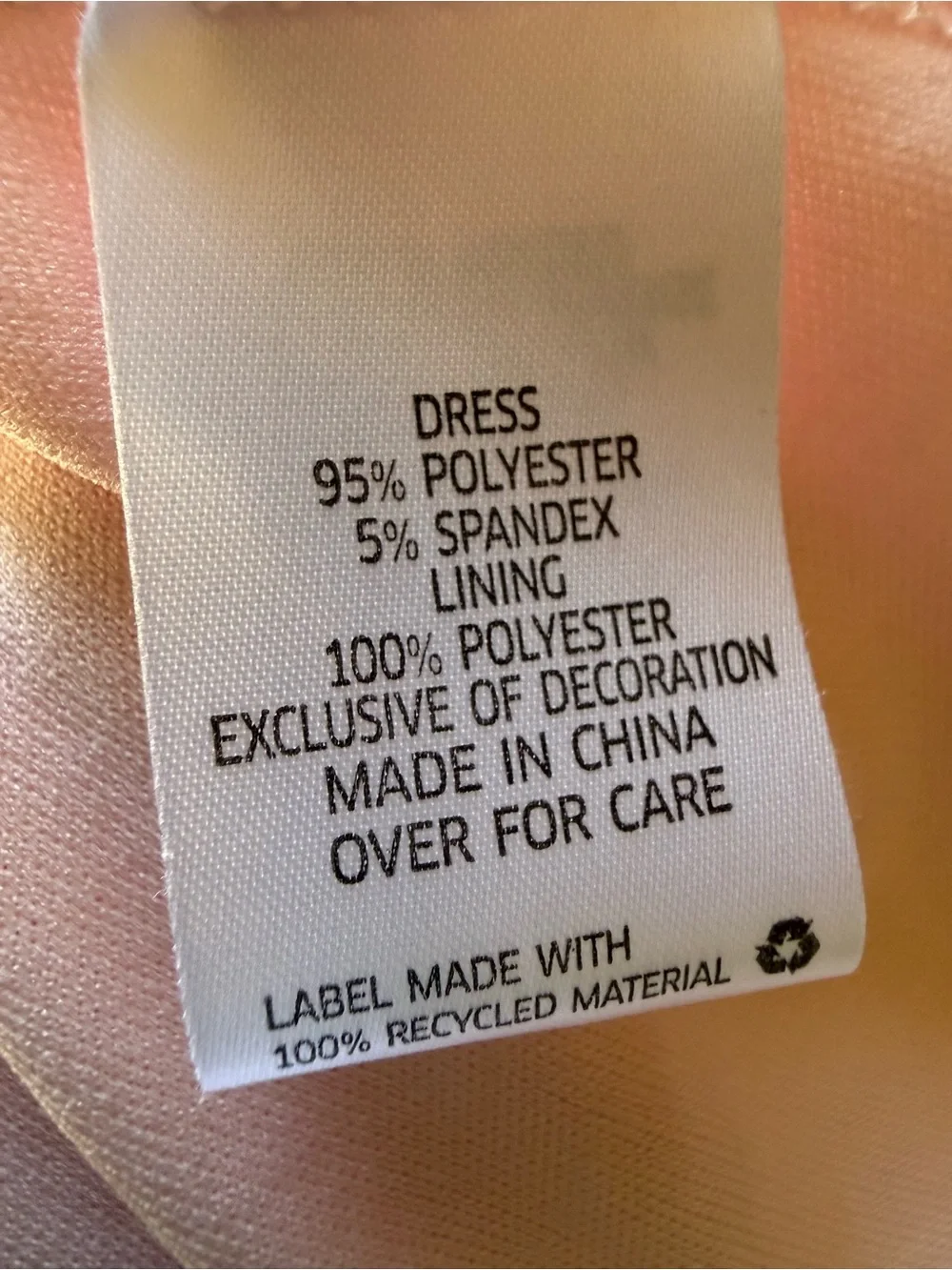 Knit Works Big Girls Dress Peach/pink/green Floral 20.5 Plus, Metallic Gold